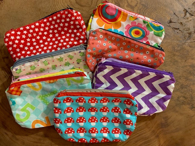 Lined Zipper Pouches