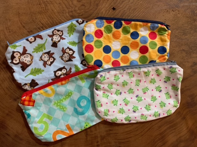 Lined Zipper Pouches